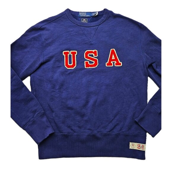Polo Ralph Lauren Men’s OlympicTeam USA Sweatshirt - Size Medium - Picture 1 of 5